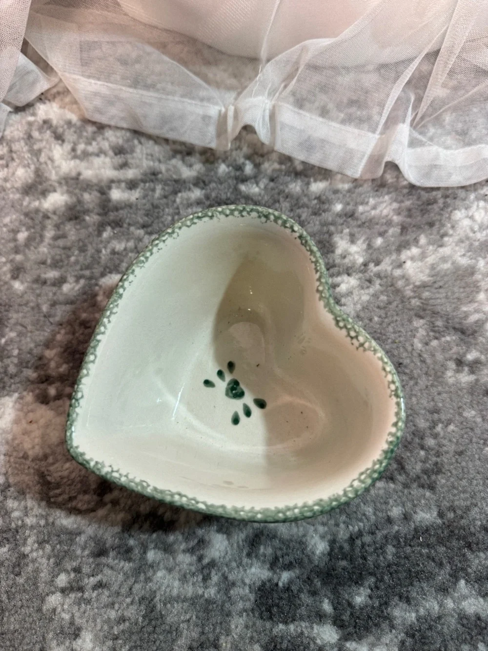 Vintage Teamson Heart Shaped Bowl, 1996.